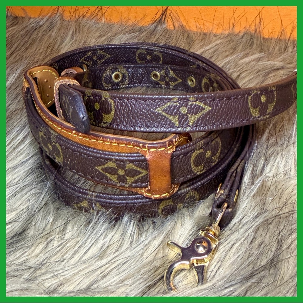 Louis Vuitton Brown Vintage Monogram strap - Picture 2 of 10